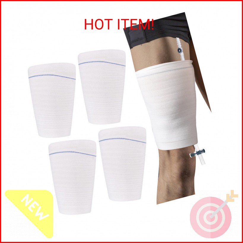 4 Pcs Catheter Leg Bag Holder Urine Bag Holders Stay in Place Carer Leg Bag Slee