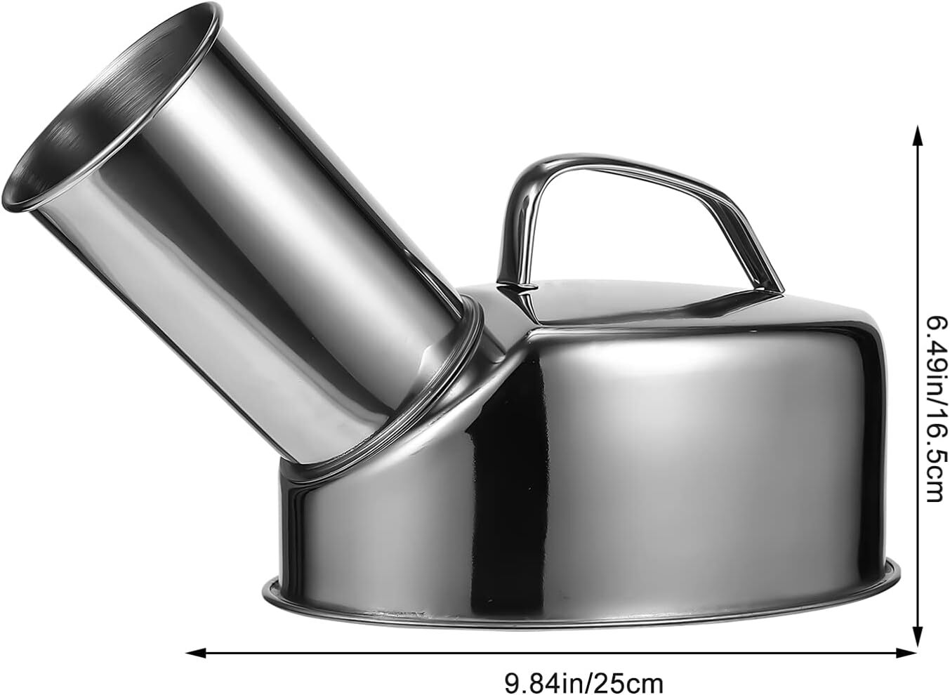 Healifty Urinals Men Stainless Steel Portable Urine Bottle Hospital Incontinence
