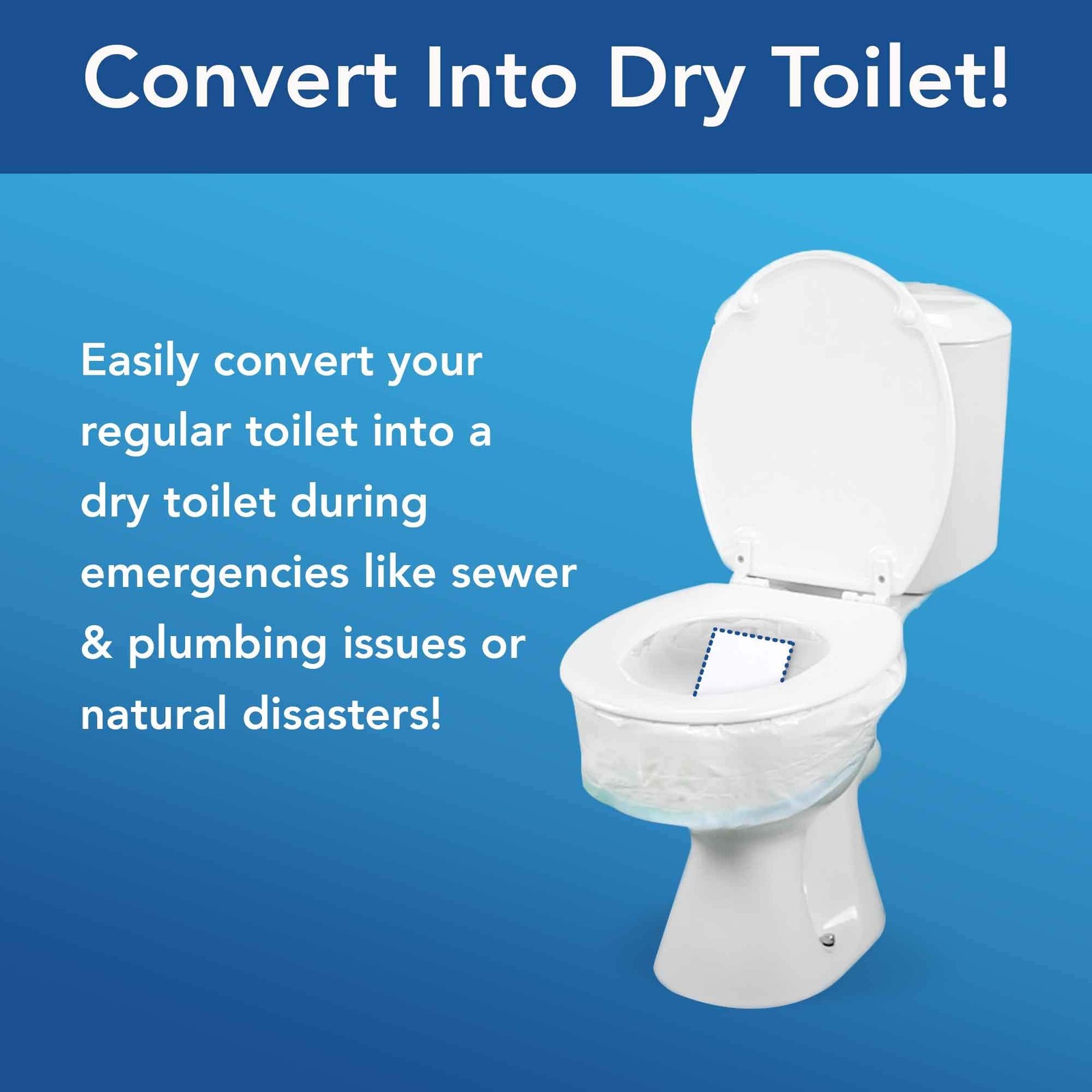 Cleanis CareBag Anti-Odor Toilet Bowl Liners with Absorbent Pad – Leak-Resist…