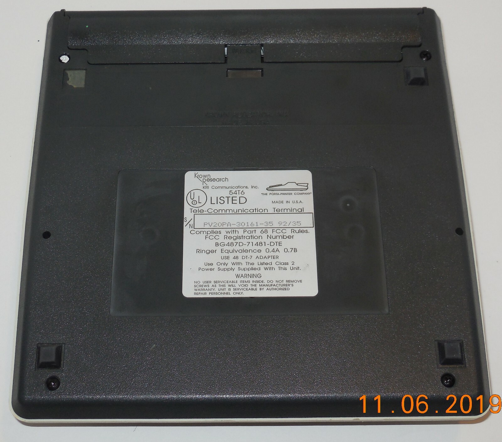 Krown Portable kit Porta view PV20 For The Deaf Or Hearing Impaired