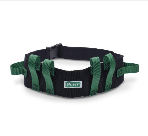Posey Transfer Belt, Gait Belt 54″ Green & Black 6537Q