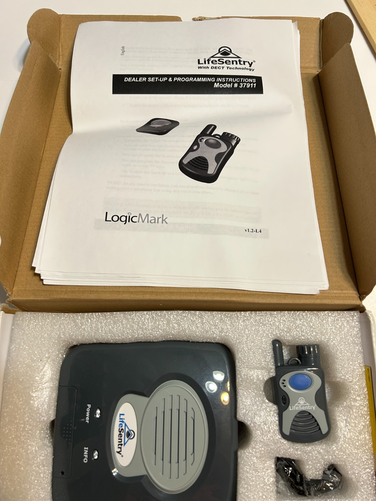 LifeSentry * 2 Way Personal Emergency Response System * Logicmark * New Open Box