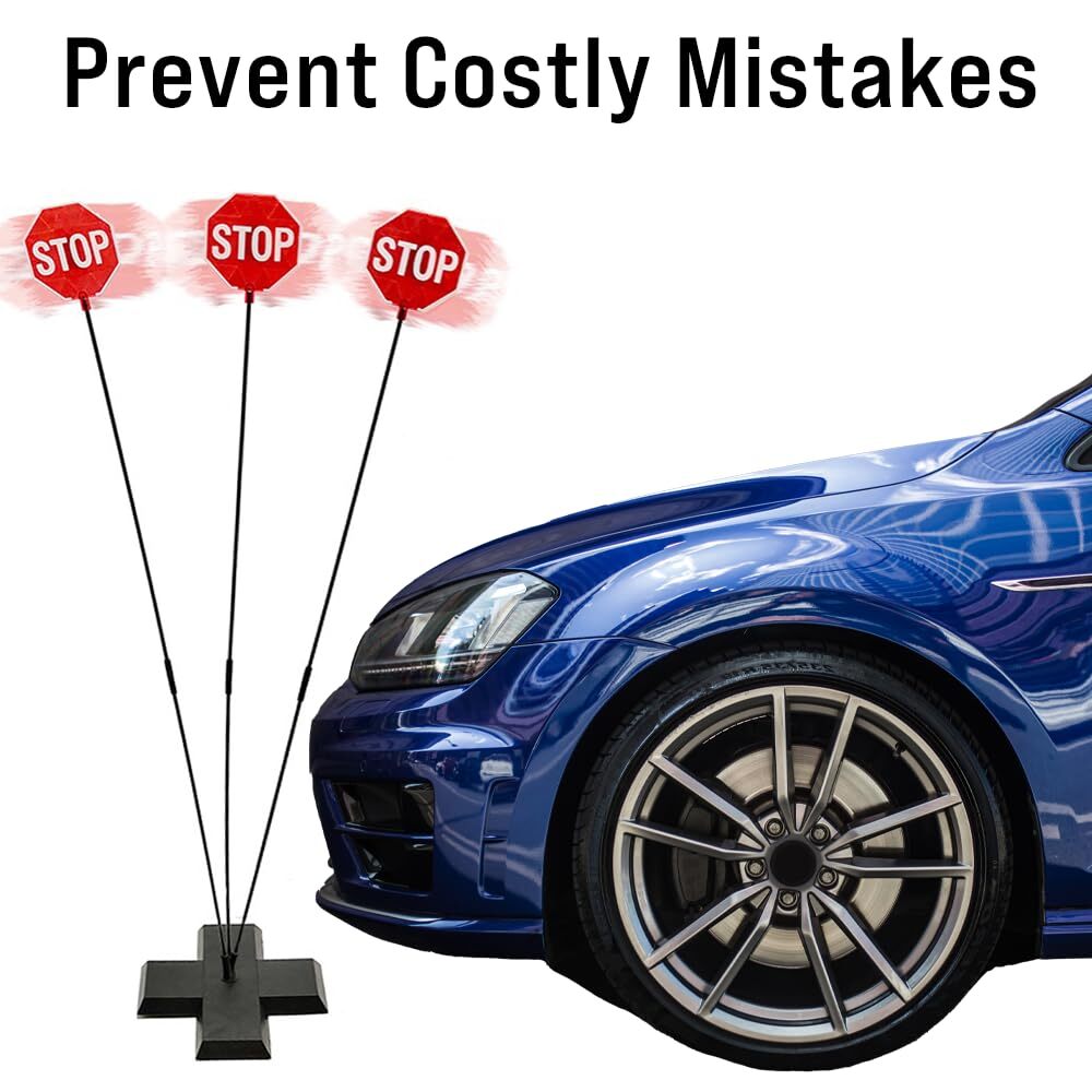 Led Stop Sign Parking Assistant For Garage With Flashing Signal