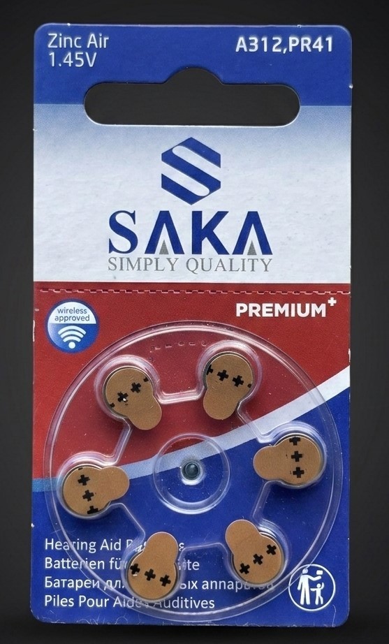 SAKA Zinc Air Battery A312