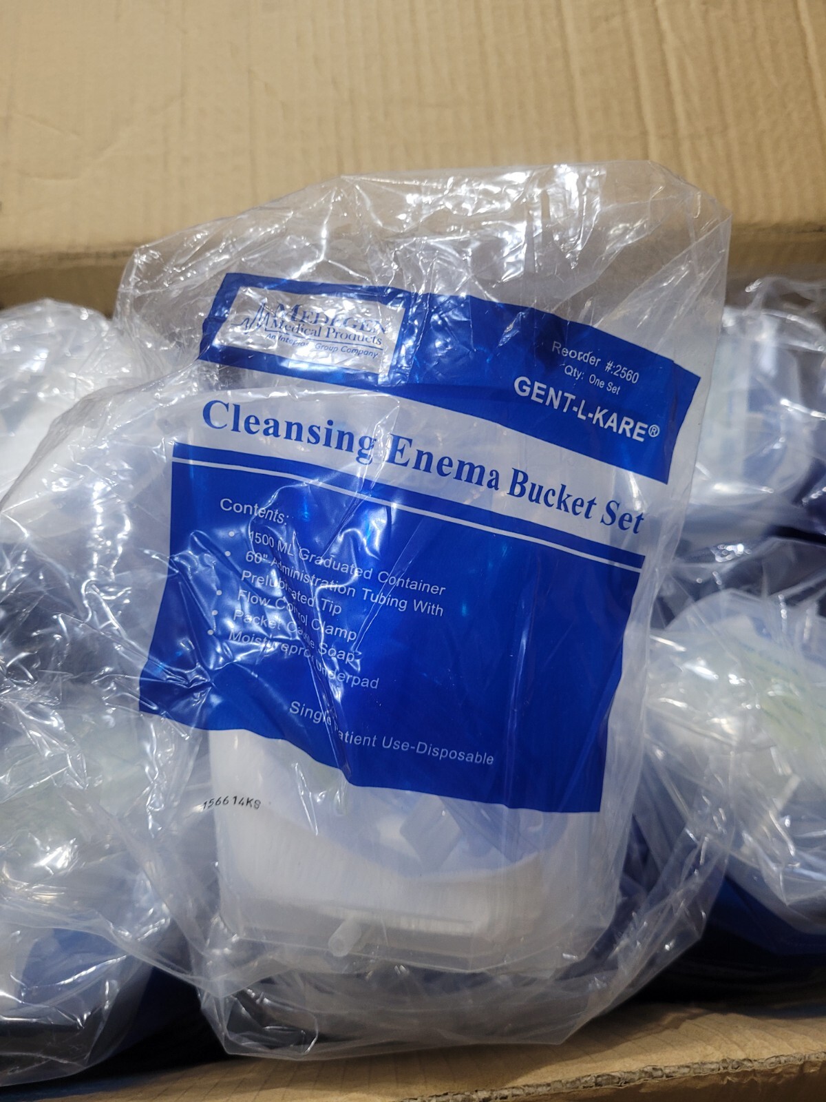 Medegen Medical Products-2560 Gent-L-Kare Cleansing Enema Set W/Bucket (QTY-50)