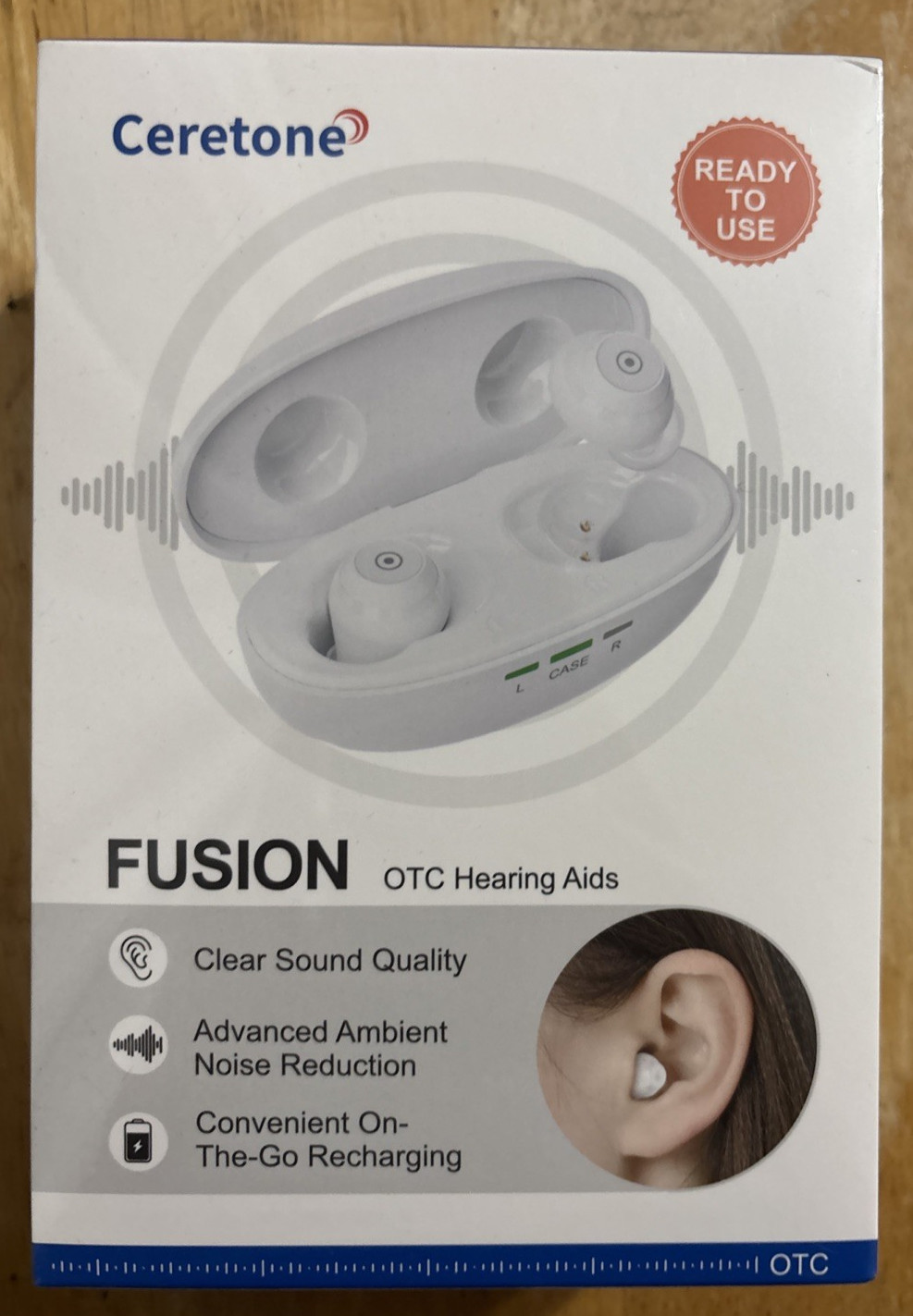 Ceretone Fusion OTC Hearing Aids (CE-A61AT)… FREE S&H!
