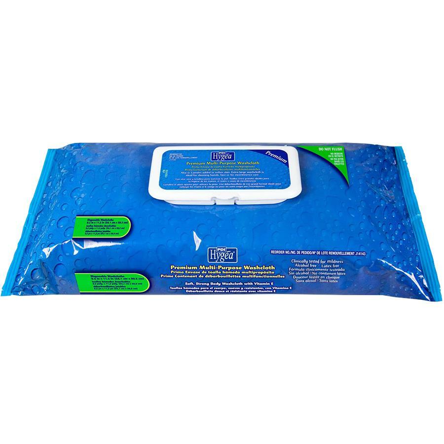 Hygea Personal Wipe 9.5” X 11.5” Aloe Scented 360/Case