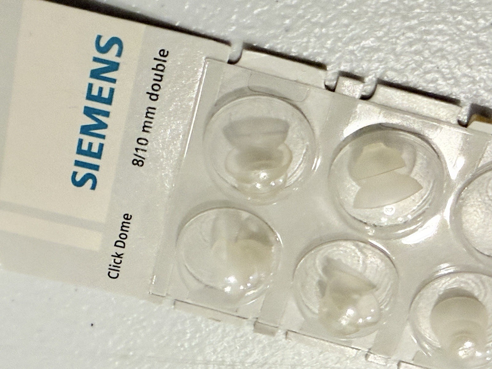 NEW Siemens Click Dome 8/10 mm double / 6 units 10426026