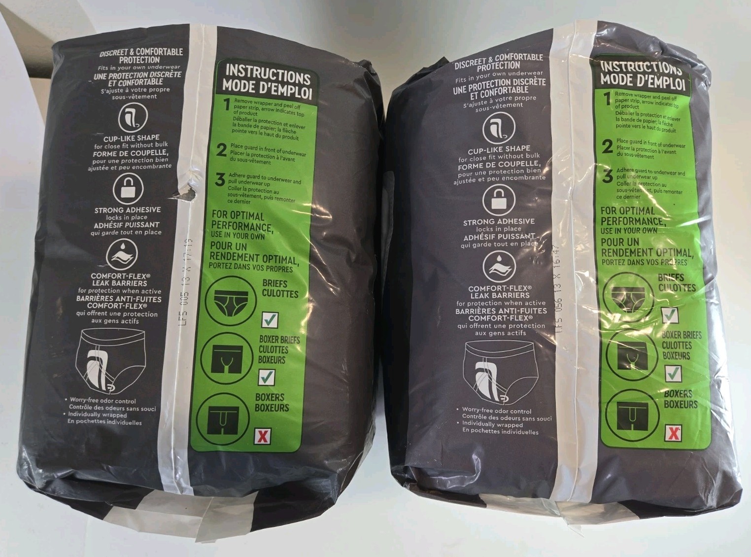 104 Depend Incontinence Guards/Bladder Pads for Men Maximum Absorbency (2 Packs)