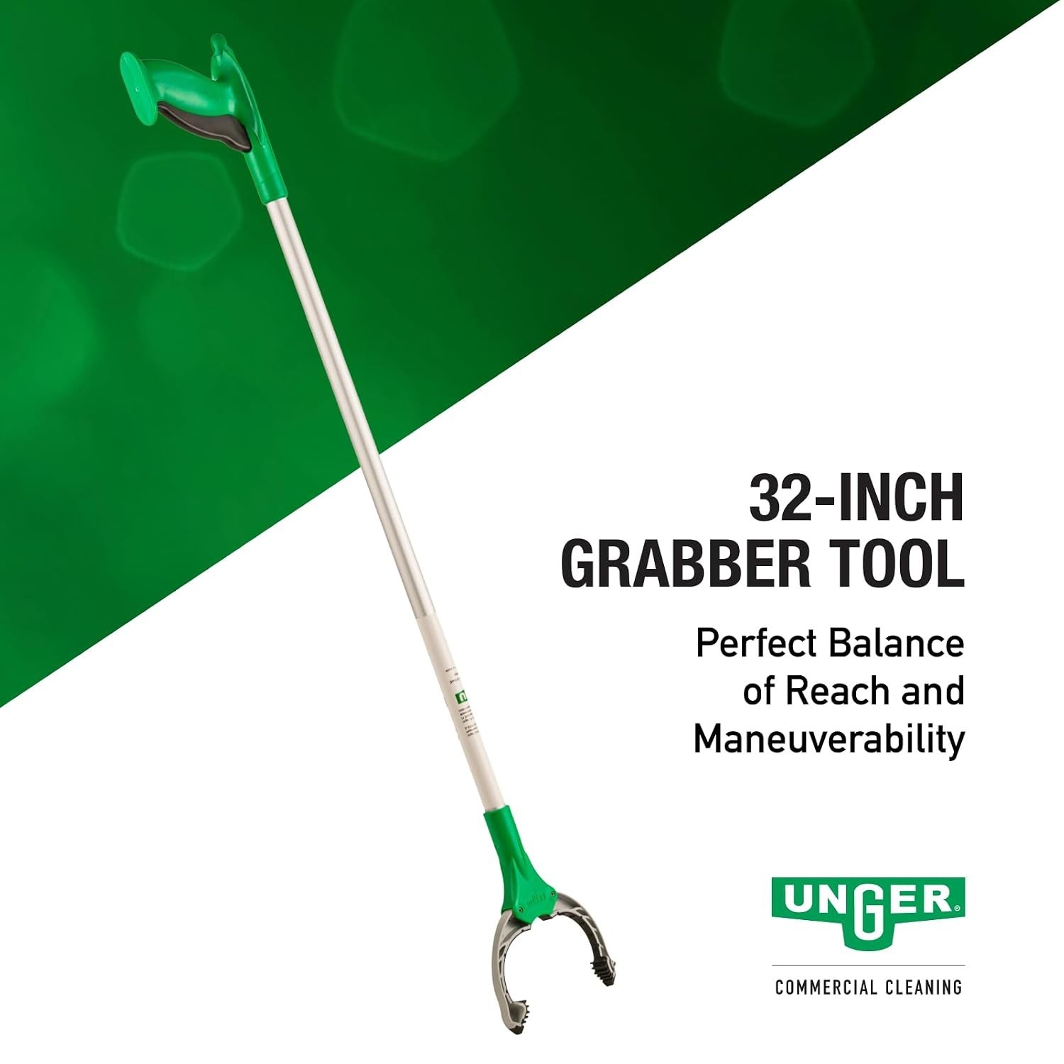 NT080 Nifty Nabber 32in Trigger-Grip Grabber Tool for Easy Waste Collection