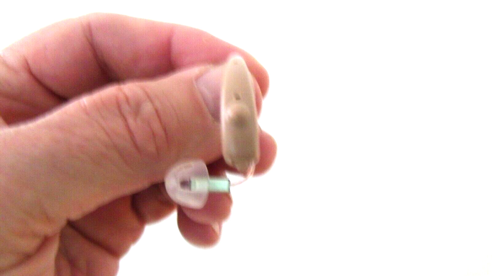 Programmable mini BTE R I C hearing aid right fit 4 programs 2 mics