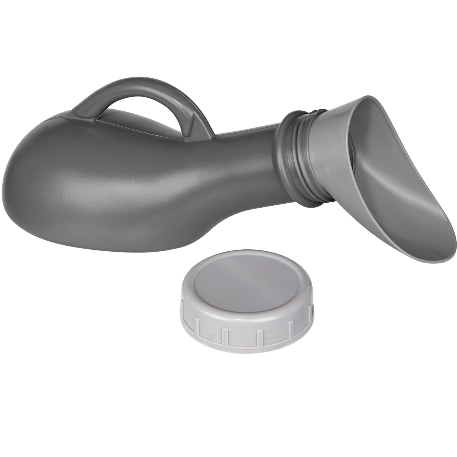 Urinal Bottle Unisex Urinals Portable Urine with Screw 27X9X8CM, Grey