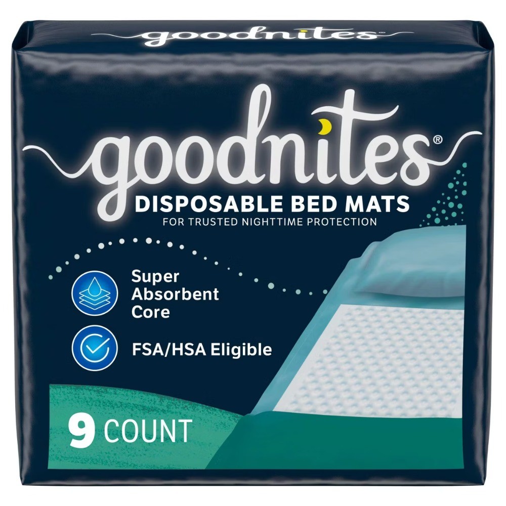 Disposable Bed Mats for Bedwetting – 9ct