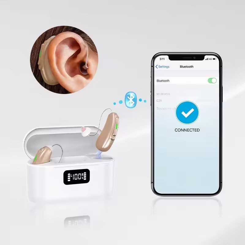 Hearing Aids Hearing Amplifiers Wireless Bluetooth Sound Amplifier With APP