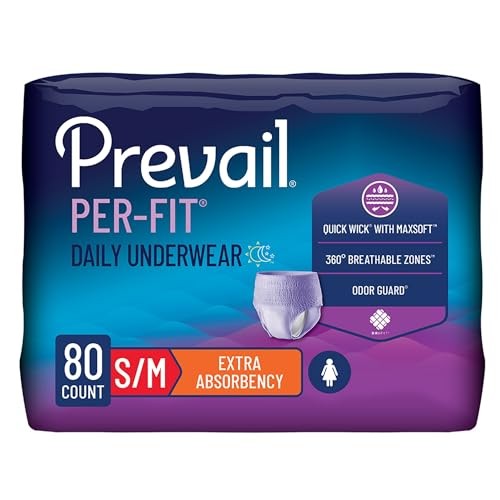 Prevail Per-Fit for Women Protective Underwear Medium 80 Count