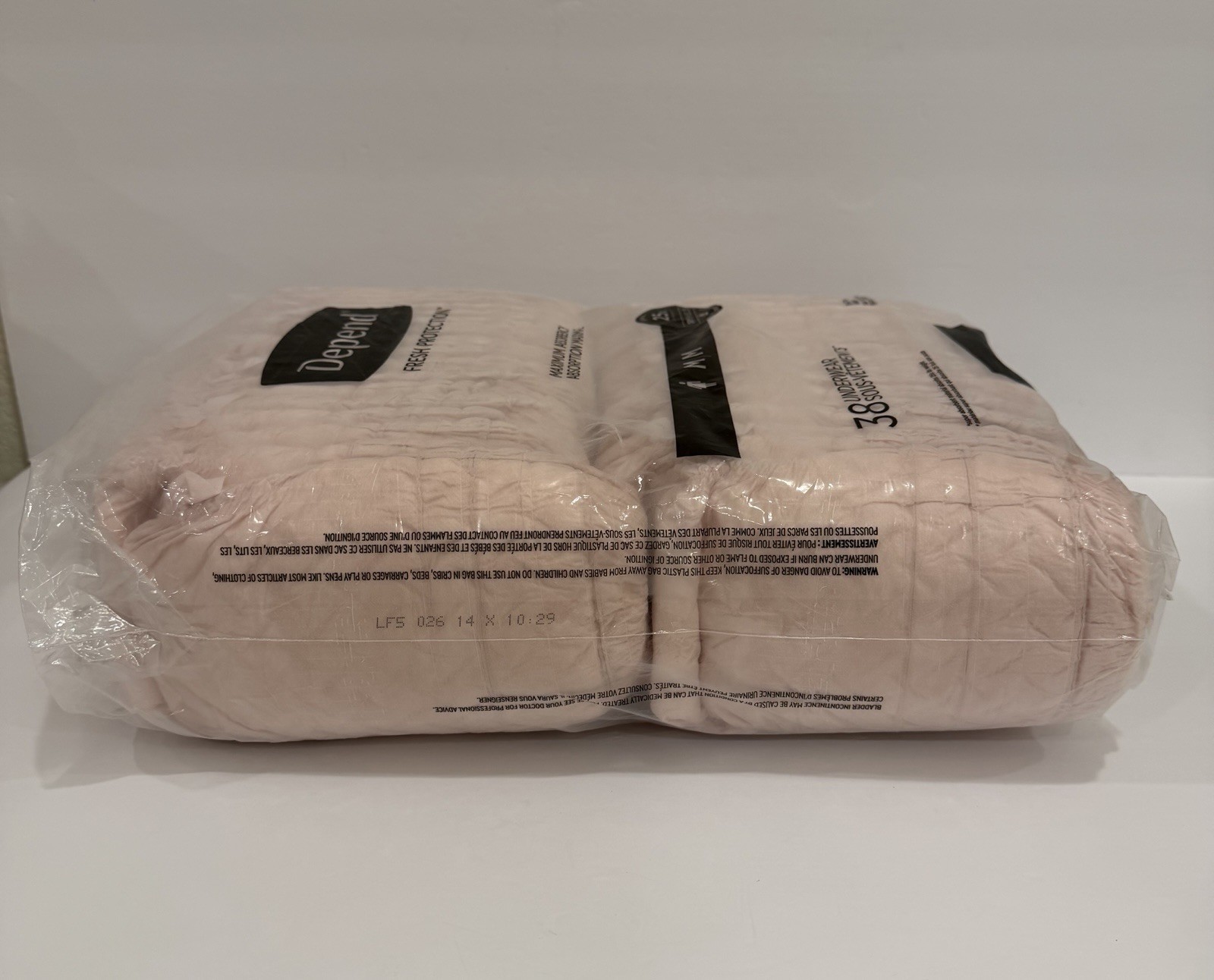 Depend Fresh Protection Adult Incontinence Underwear for Women M 38 Count NEW!