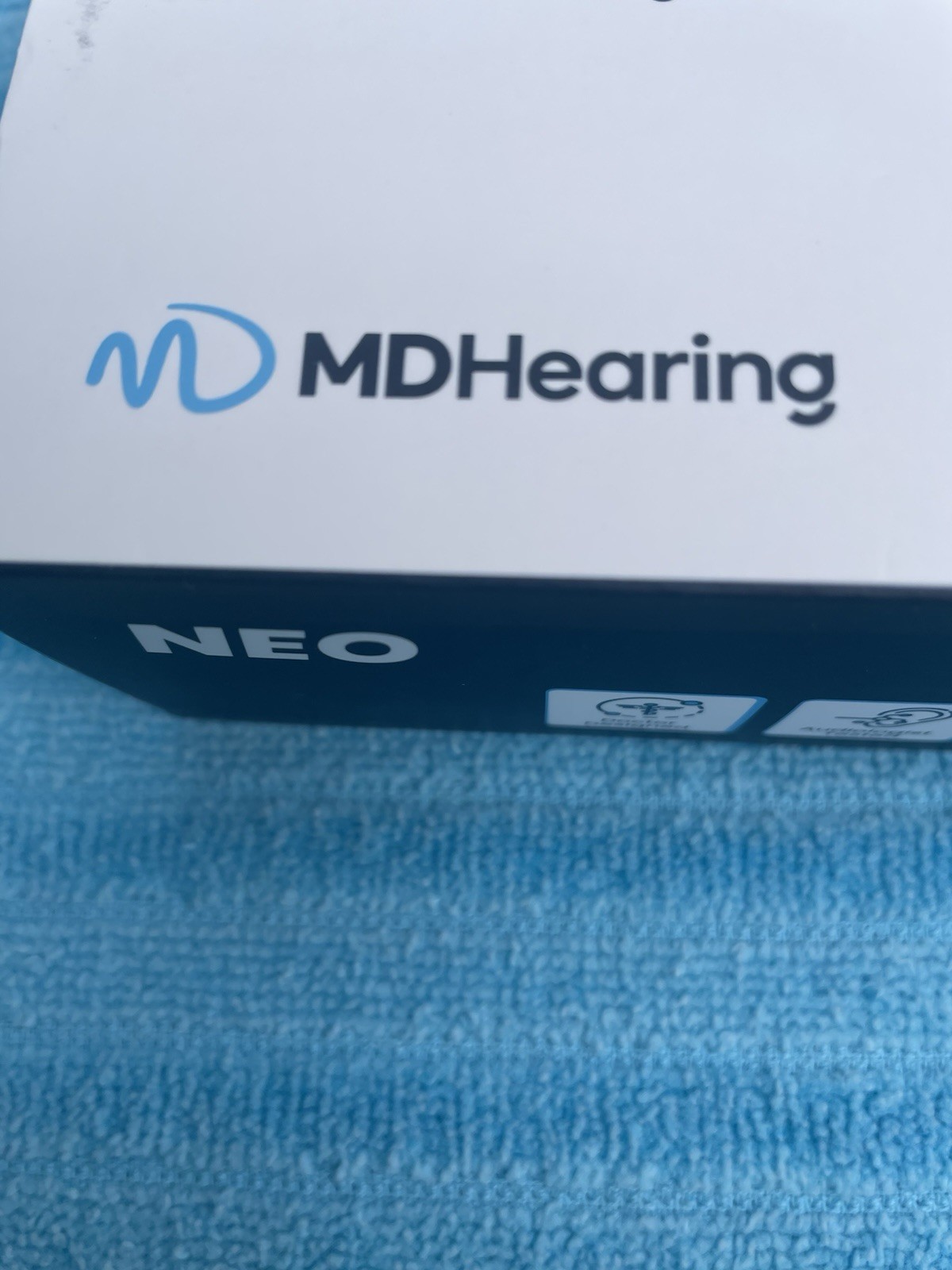 MD HEARING AIDS NEO DIGITAL RECHARGEABLE HEARING AID WIRELESS CHARGER CASE