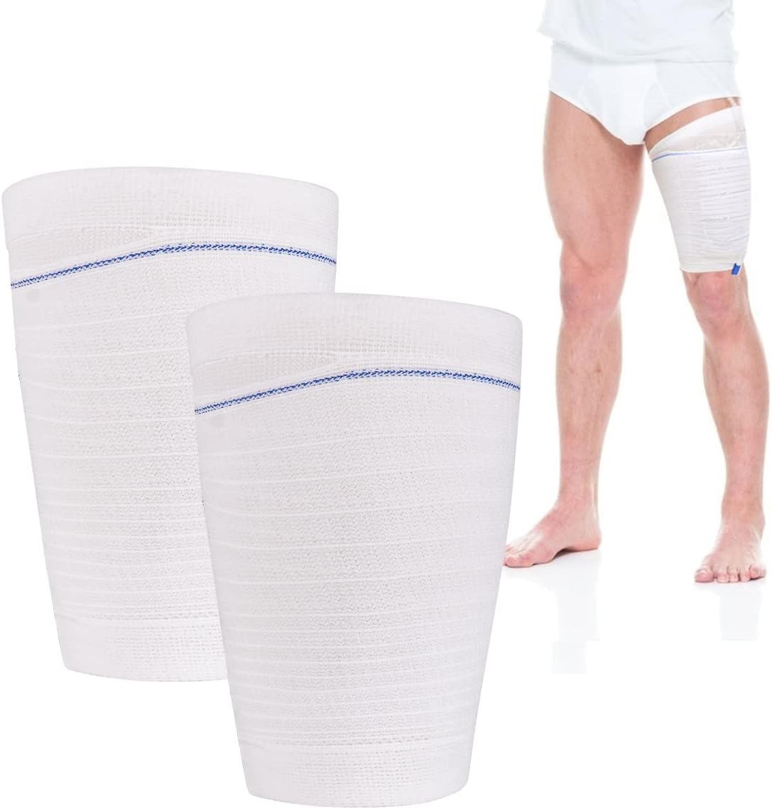 Comfort-Fit 2 Pack Catheter Leg Bag Holders – Essential for Incontinence Care