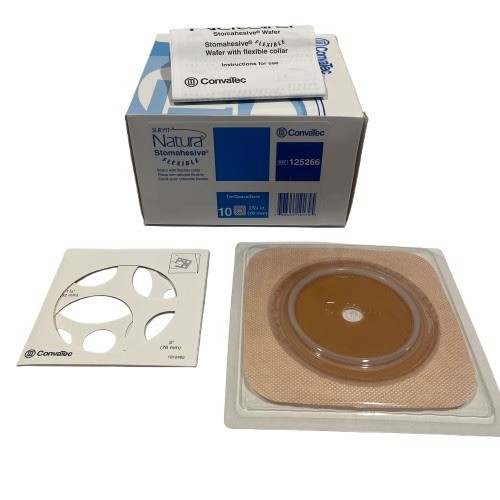 ConvaTec 125266 10pk Natura® SUR-FIT® Stomahestive® Skin Barriers Exp 2027