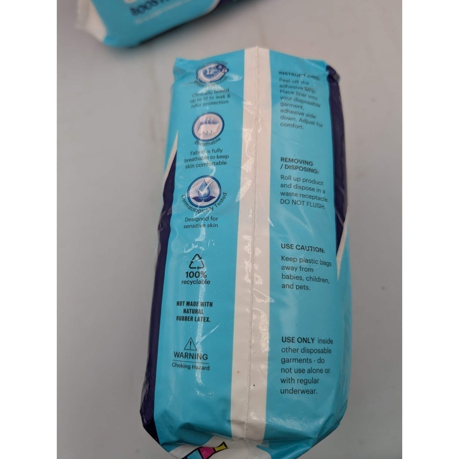 40 Count Because Maximum Booster Pads Men Women For Bladder Control Underwear