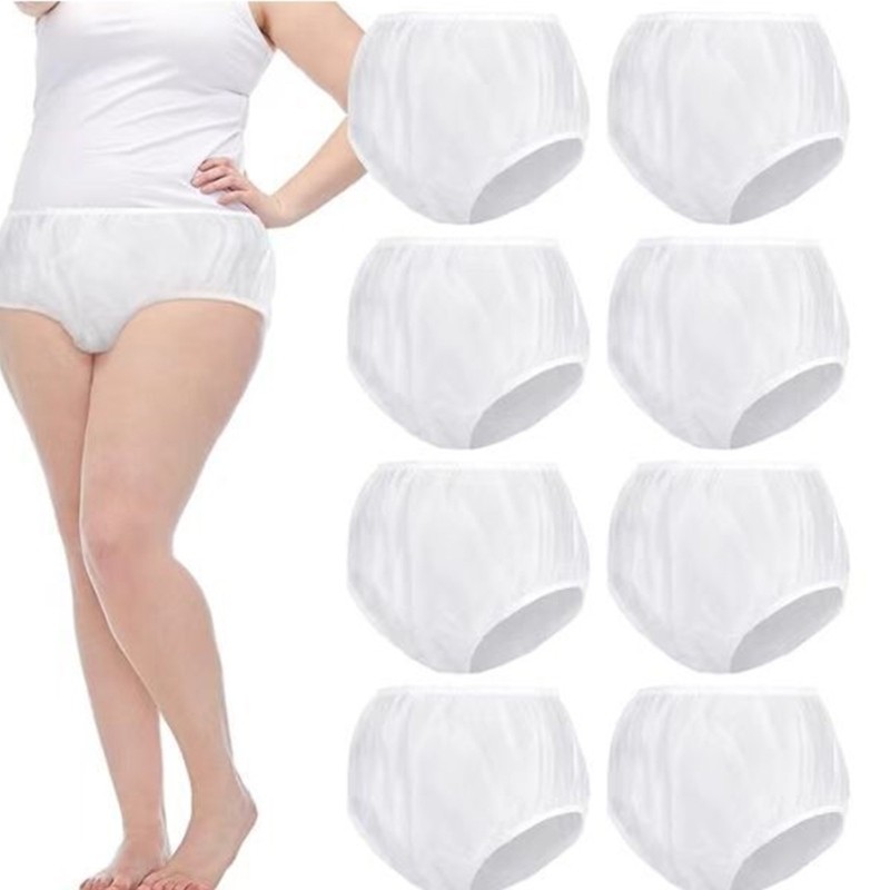 Adult Diaper Cover Incontinence Underwear Leakproof Plastic Pants for Security