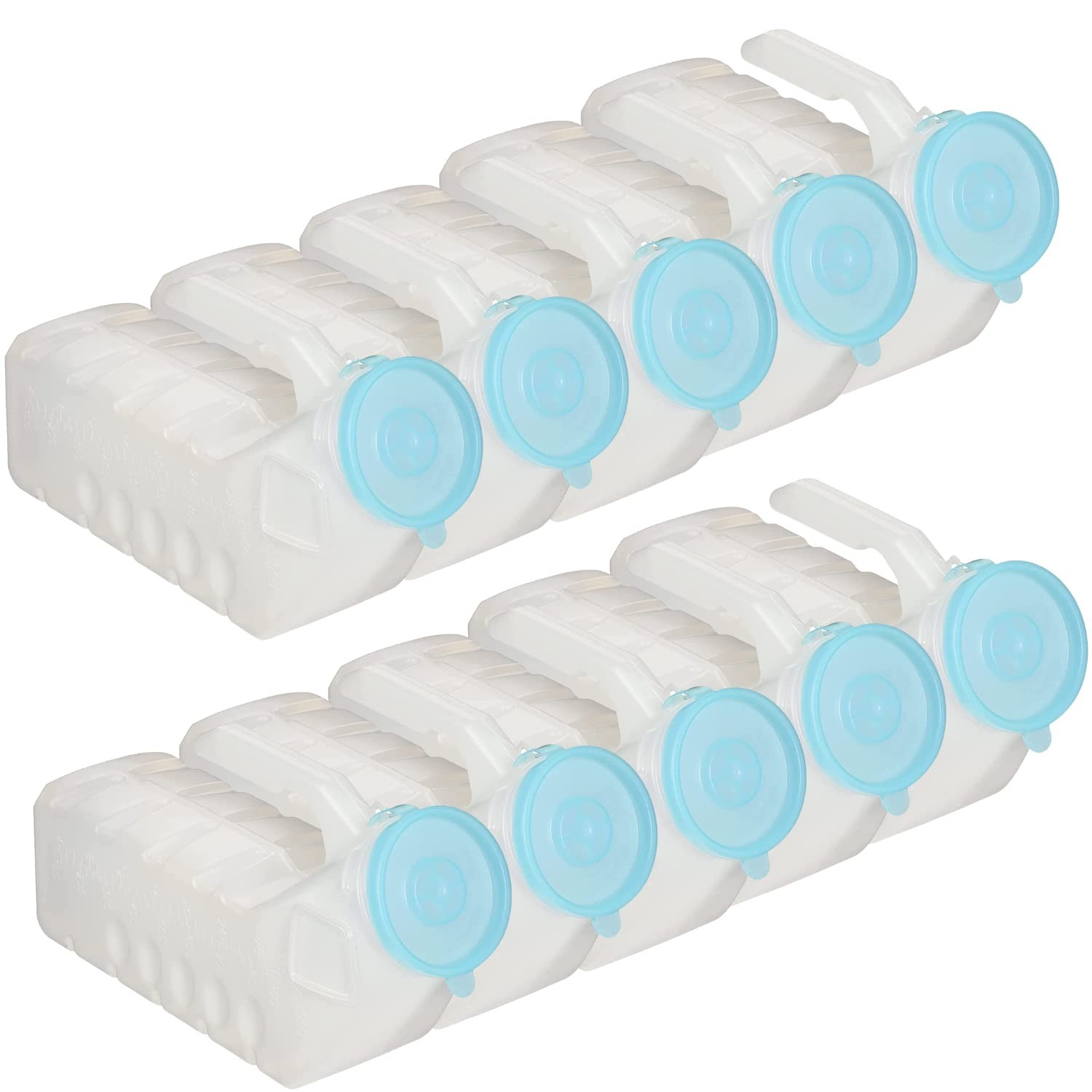 1000ml Portable Urinals for Men – 10 Pack, Spill Proof & Leak-Proof Pee Bottles,