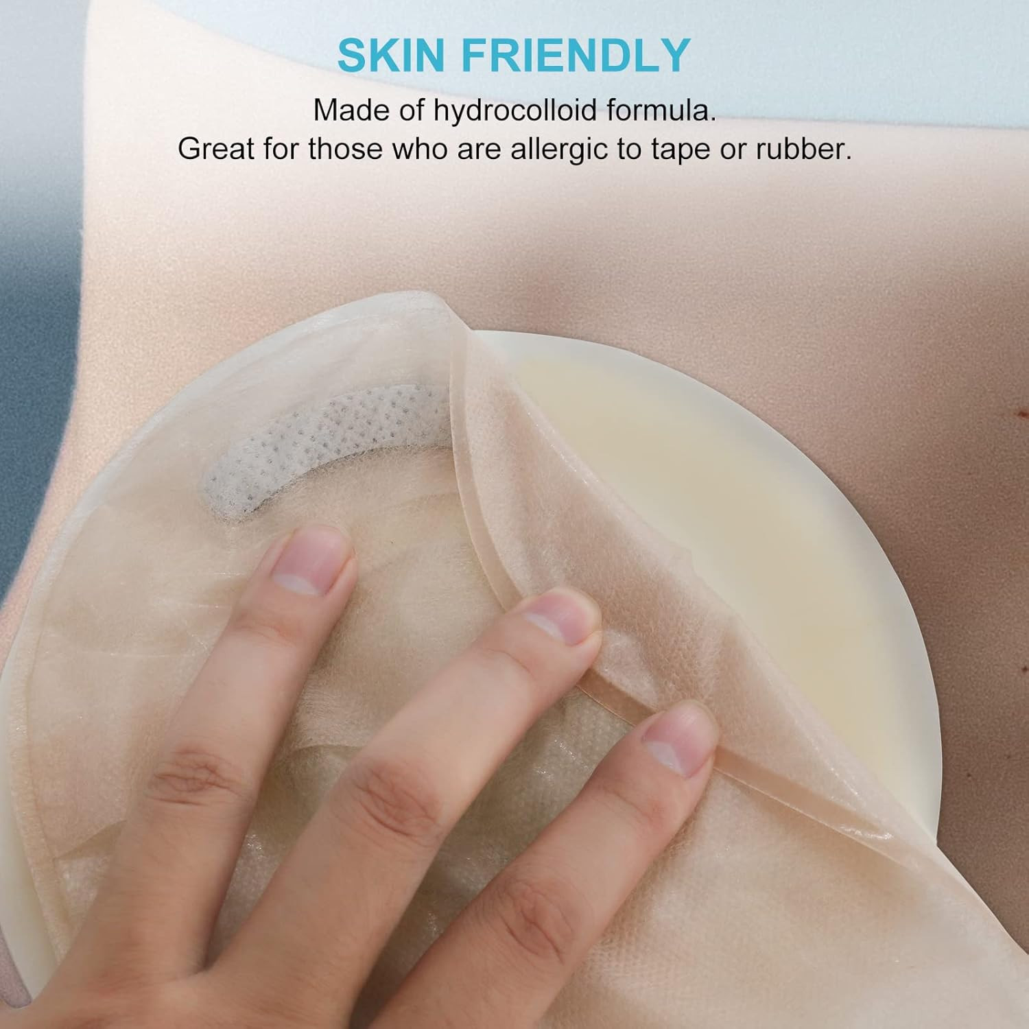 Ostomy Barrier Strips | Elastic Barrier Strips for Colostomy Bags [Pack of 10]