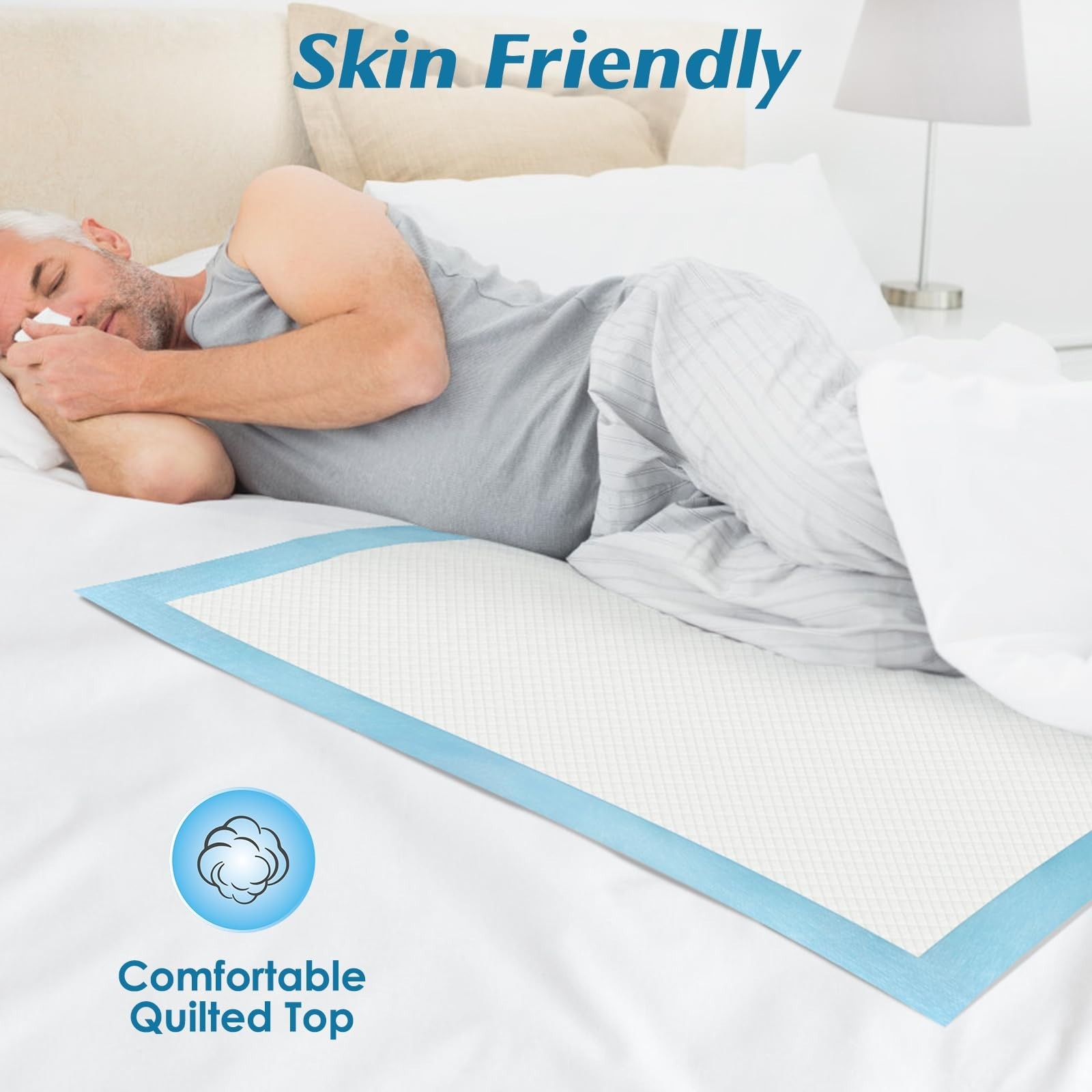 Extra Large Disposable Leakproof Underpads – Super Absorbent Quick Drying Pee Pa