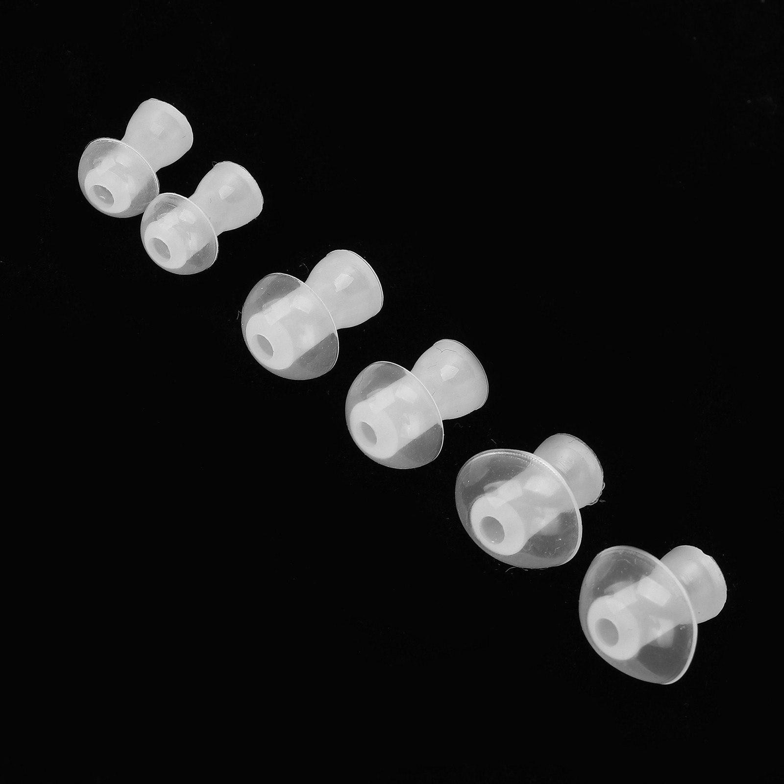 6pcs Hearing Aid Ear Tips Earplug Silicone Hearing Aids Buds Domes Ear