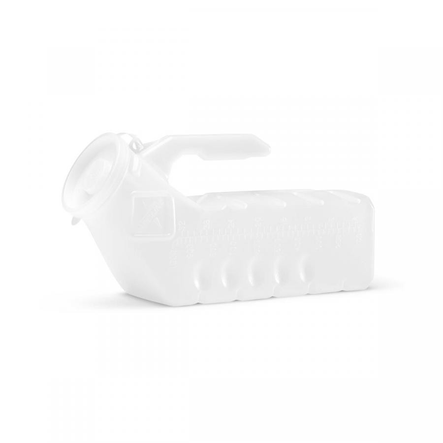 Medline Urinal, Male, 1,000 mL/32 Oz., Clear, Plastic, 48 Count, DYND80235S