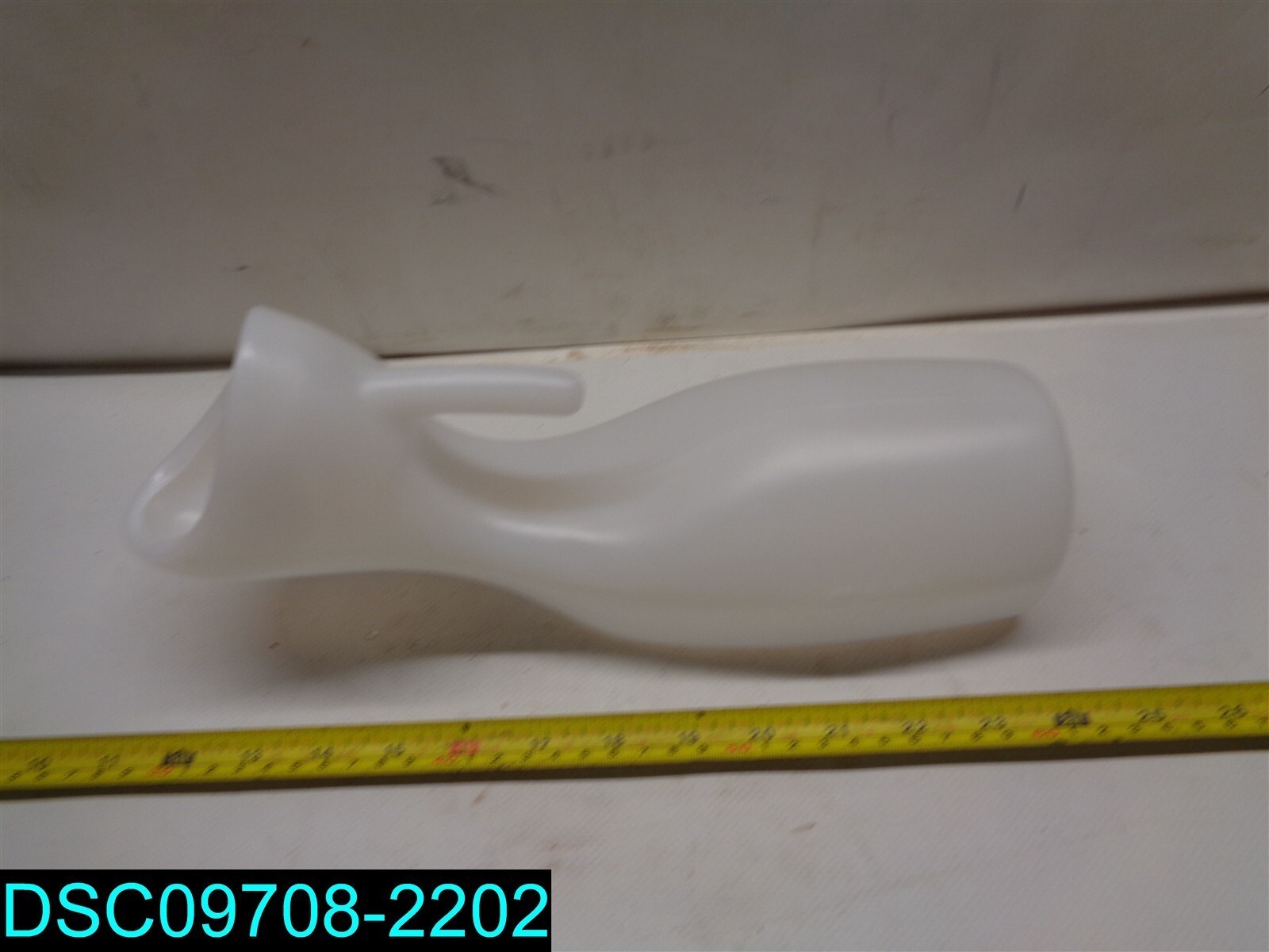 QTY=72: MEDEGEN H145-01 1000CC FEMALE URINAL 23.60″ X 23.30″ X 18.80″