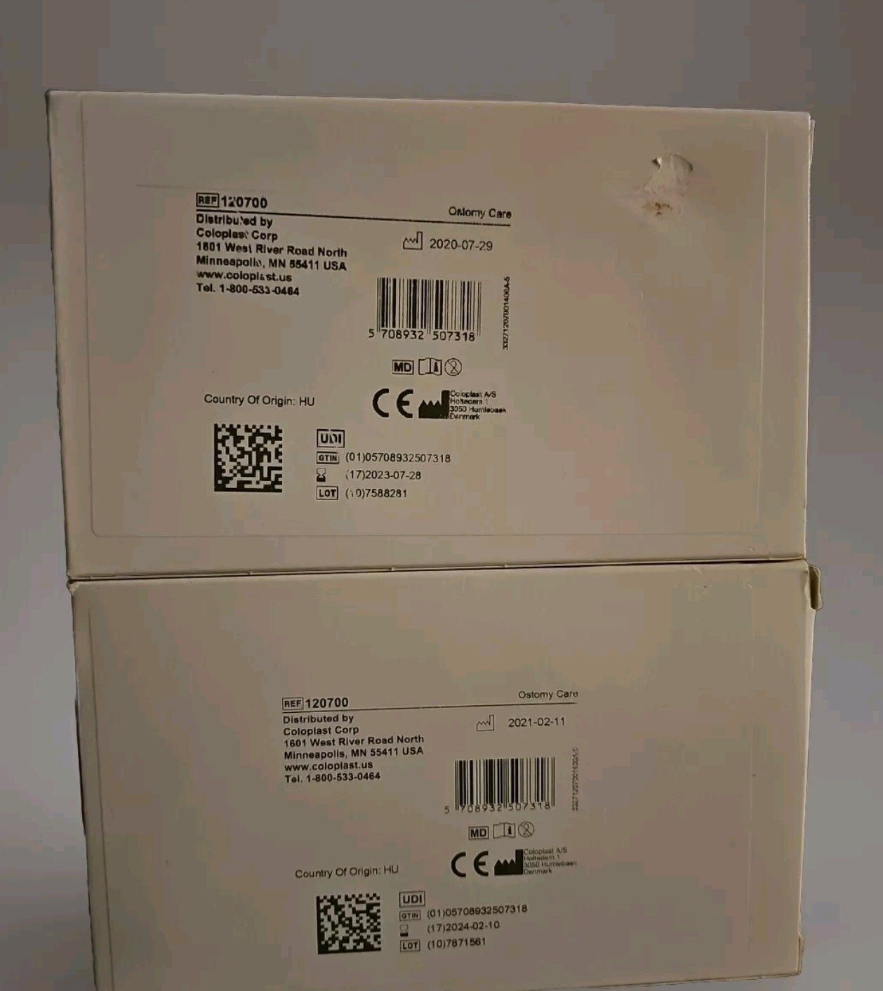Coloplast Brava 120700 Elastic Barrier Strips Lot 2 Boxes Of 20 Per Box New