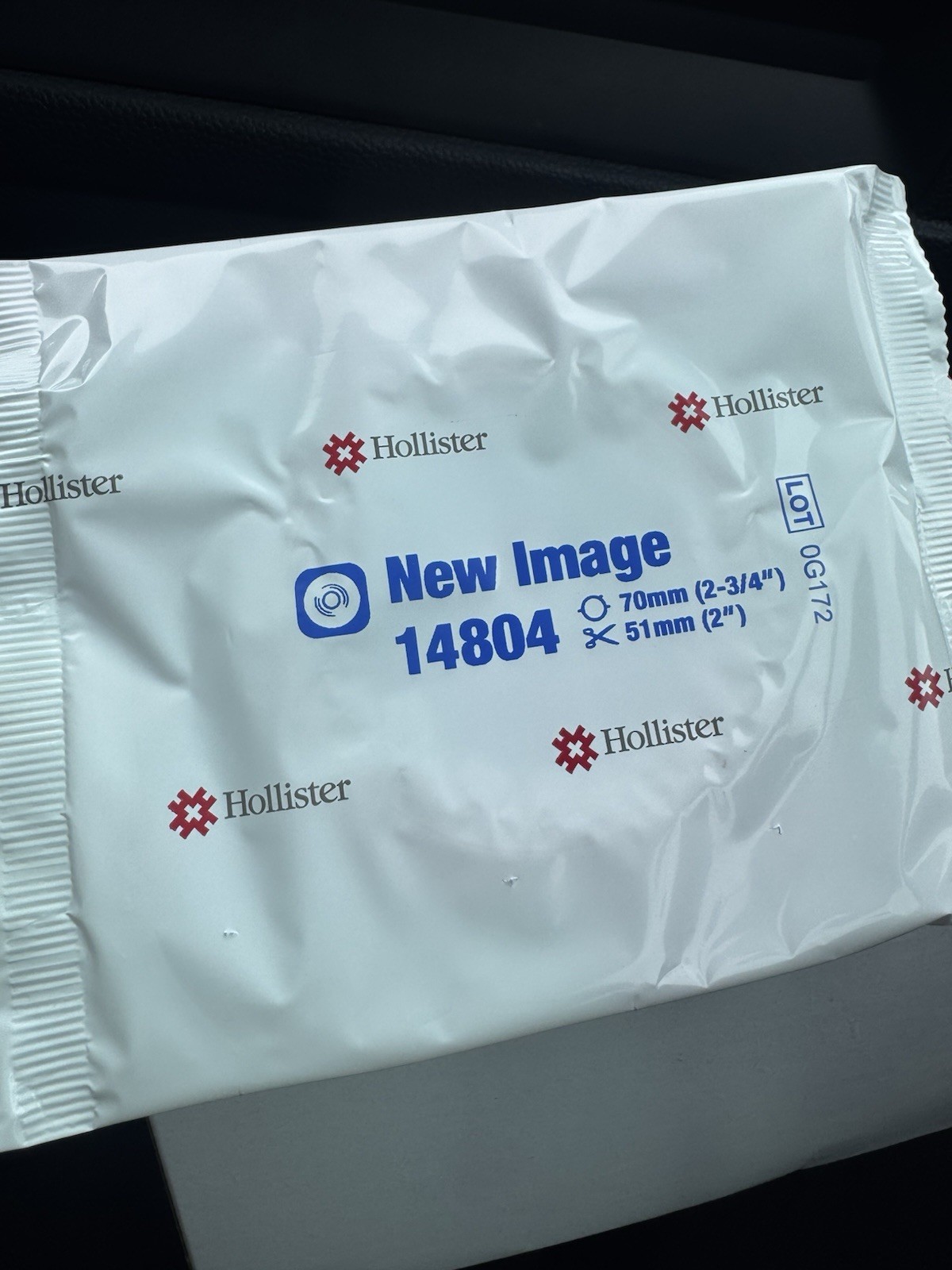9 Pieces Hollister 14804 New Image CONVEX Ostomy Barrier Pack Exp 2025 70 Mm