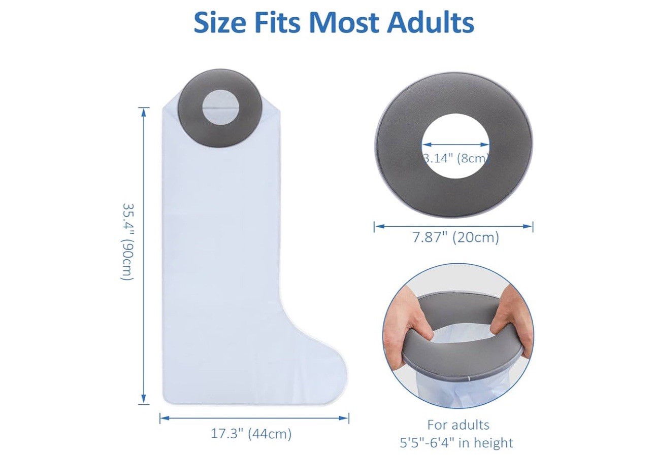 Waterproof Full Leg Cast Cover Shower Adult Extra Lg Long Bandage Protector XL