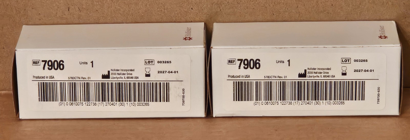 3 Boxes Hollister 7906 Puff 1oz Bottles Adapt Ostomy Stoma Powder EXP 2027-2028