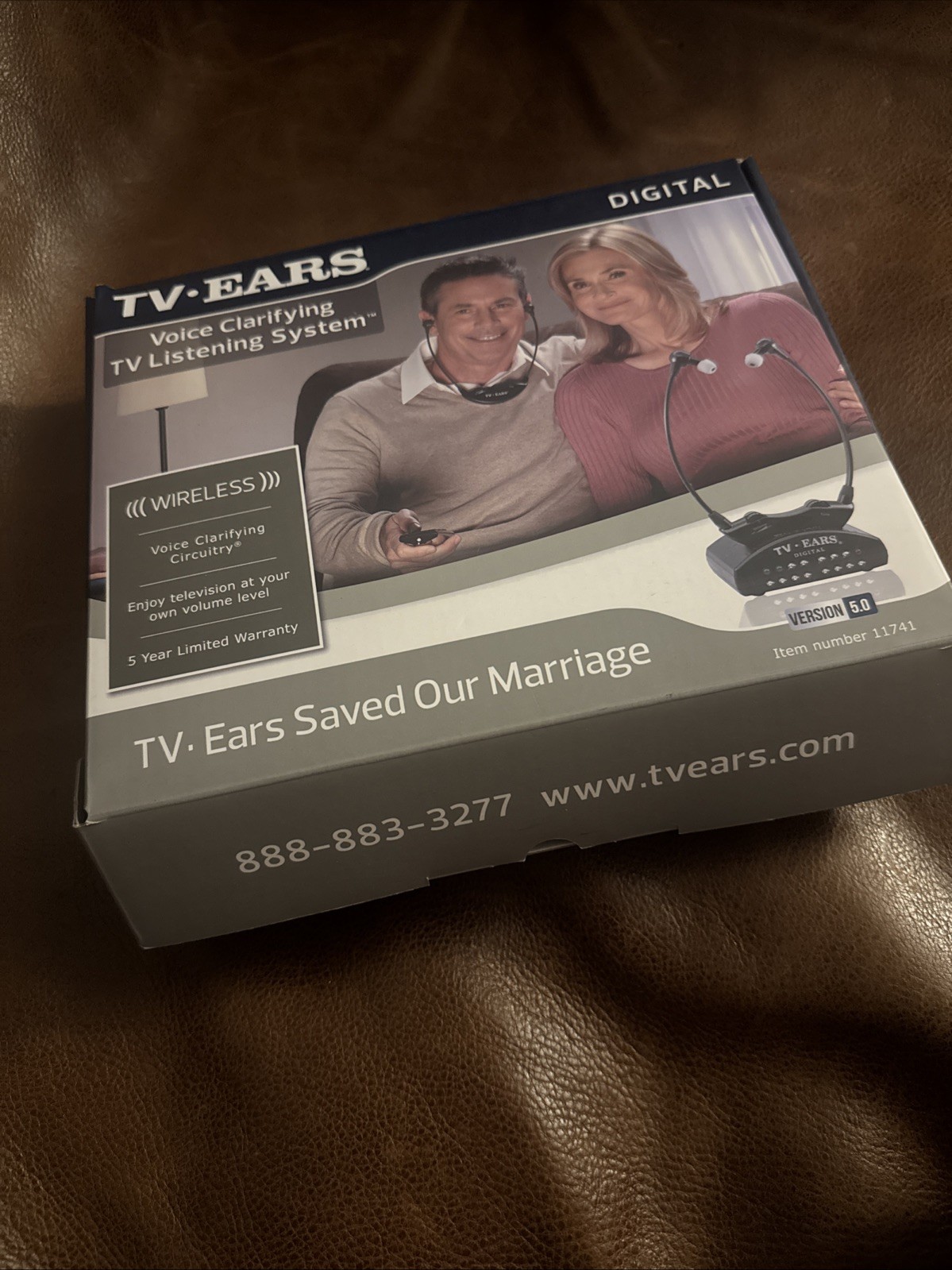TV Ears 5.0 Digital Wireless Headset System Model 11741- Tested and Working