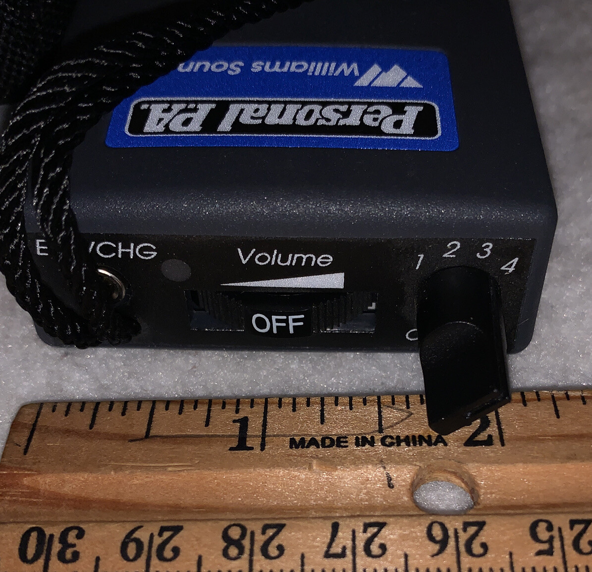 Williams Sound PPA R7-4 Personal PA FM Receiver With earbuds and belt case