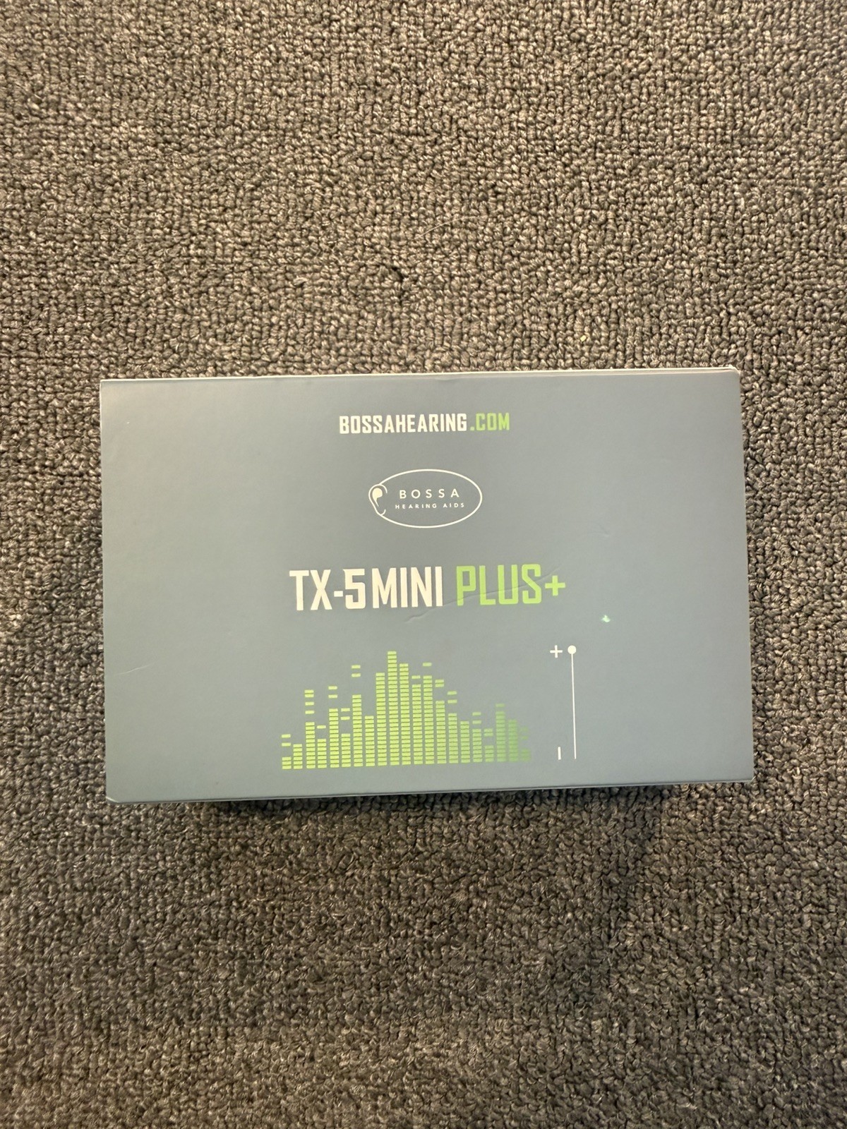 Bossa TX-5 Mini Plus + Rechargeable Hearing Aids Pair ITE Open Box