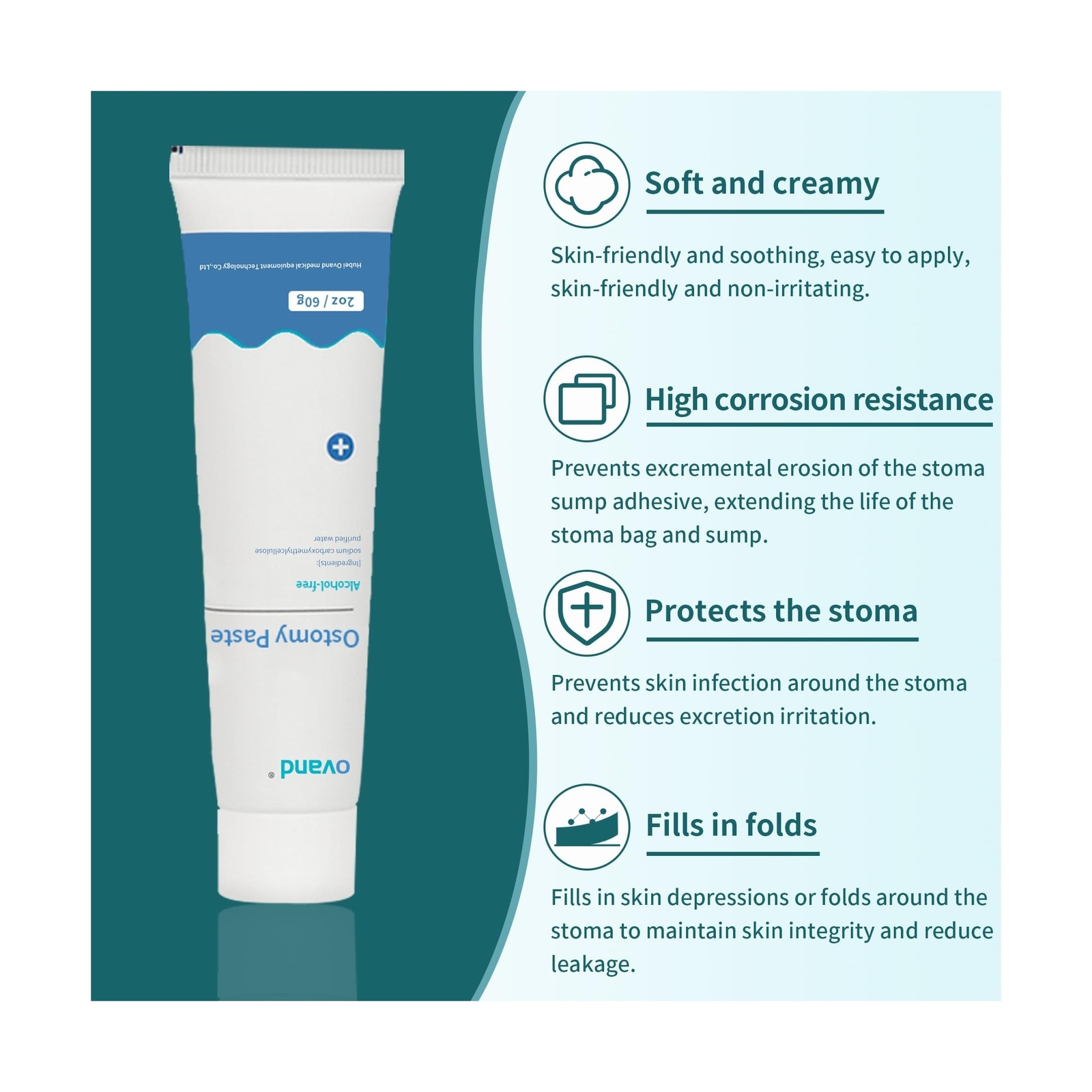 ostomy Filler Paste 2 oz. Tube (1 Tube)