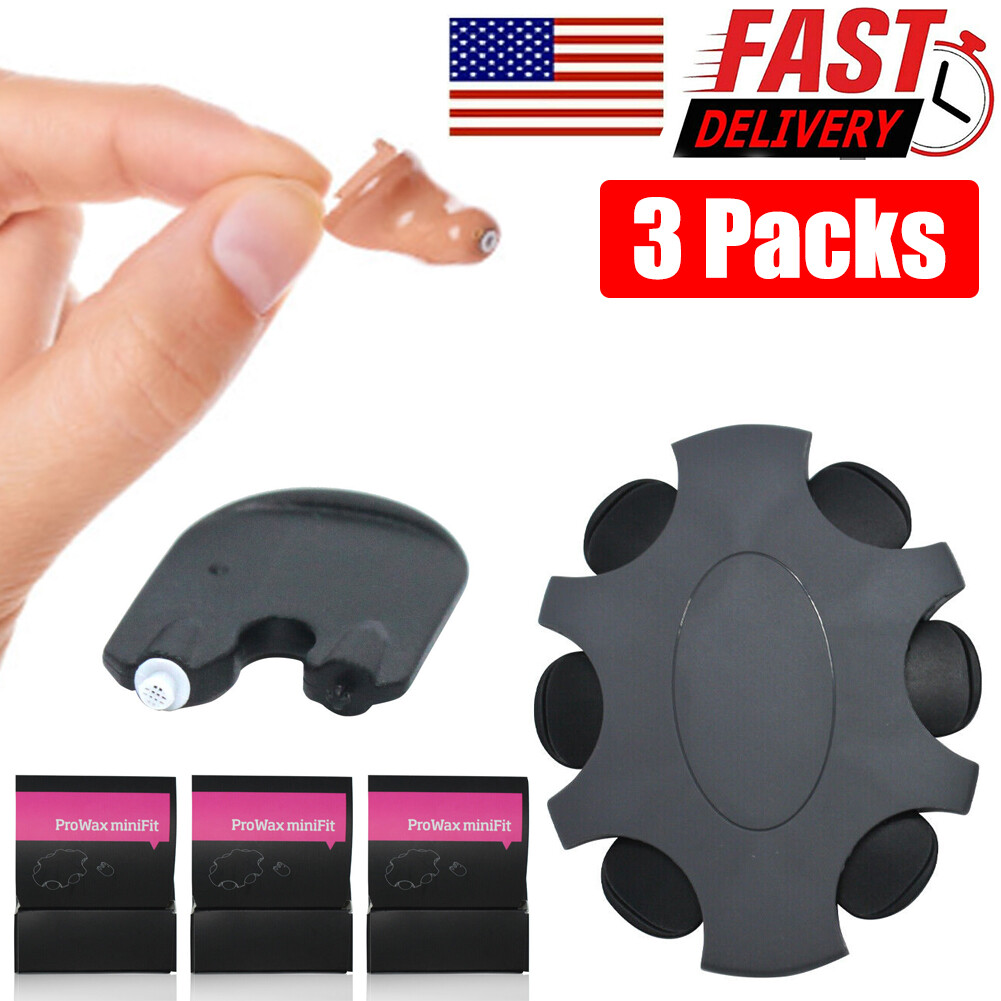 3 Pack(18pcs) Wax Guards for Oticon – Pro Wax Mini Fit Hearing Aid Wax Filters