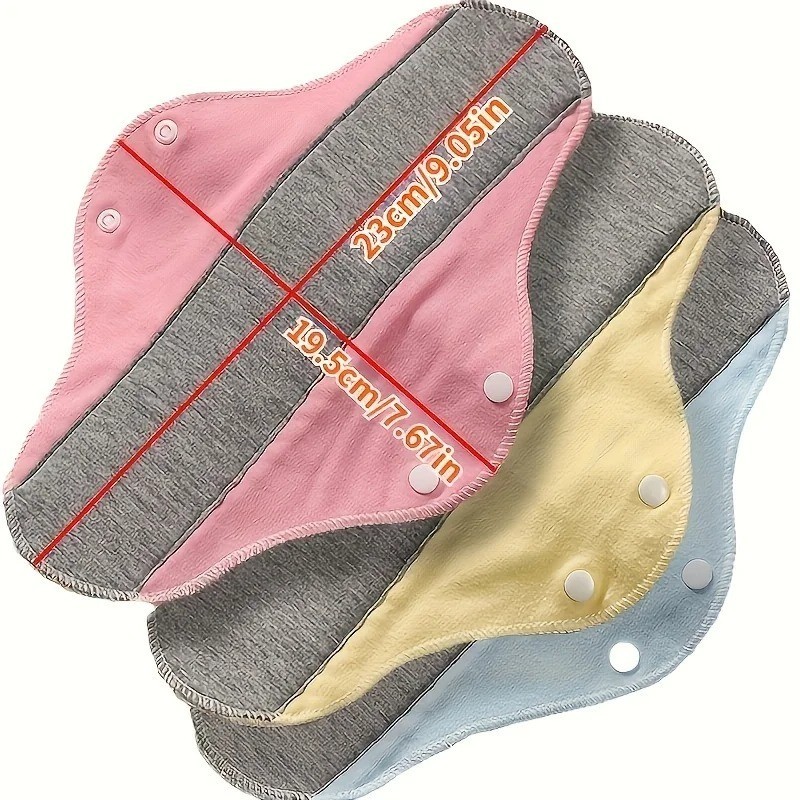 Leak-Proof Washable Incontinence Pads w/ Graphene Waterproof Reusable 2/4PCS