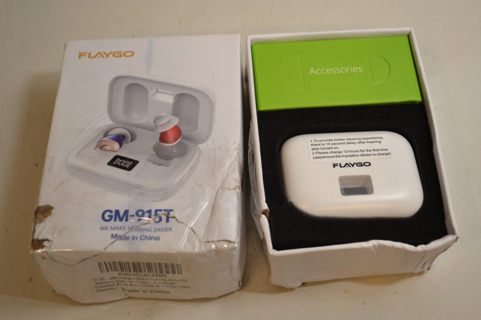 FlayGo Rechargeable Hearing Aids GM – 915T Noise Cancellation
