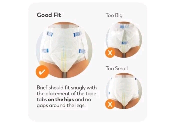 Tranquility Air-Plus Bariatric Briefs 4-5XL, 70 to 108 Inch, 34oz Capacity