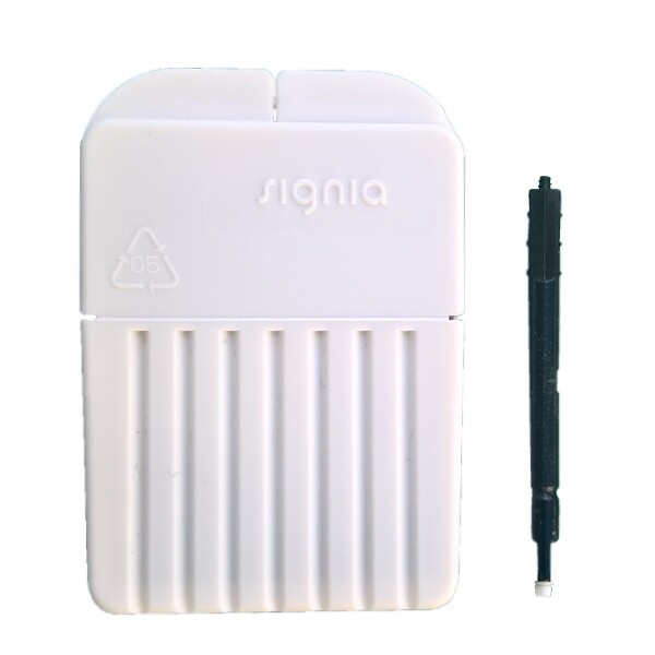 2 packs – Signia (Siemens) miniR miniReceiver Wax Guards, 8 per pack (16 total)