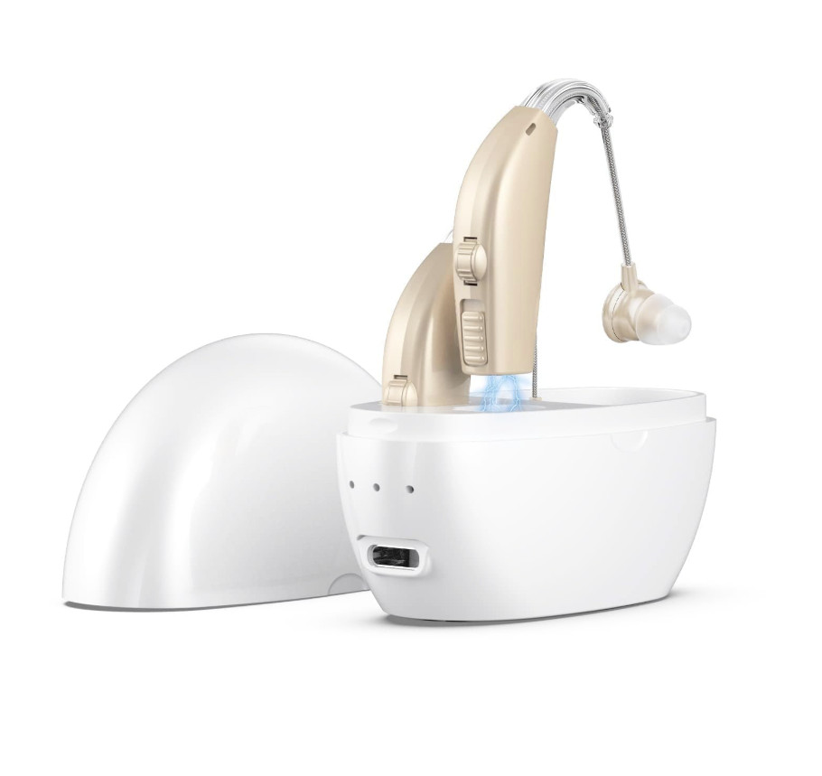 Hearing Aids Hearing Amplifiers for Seniors Rechargeable with Noise Cancelling