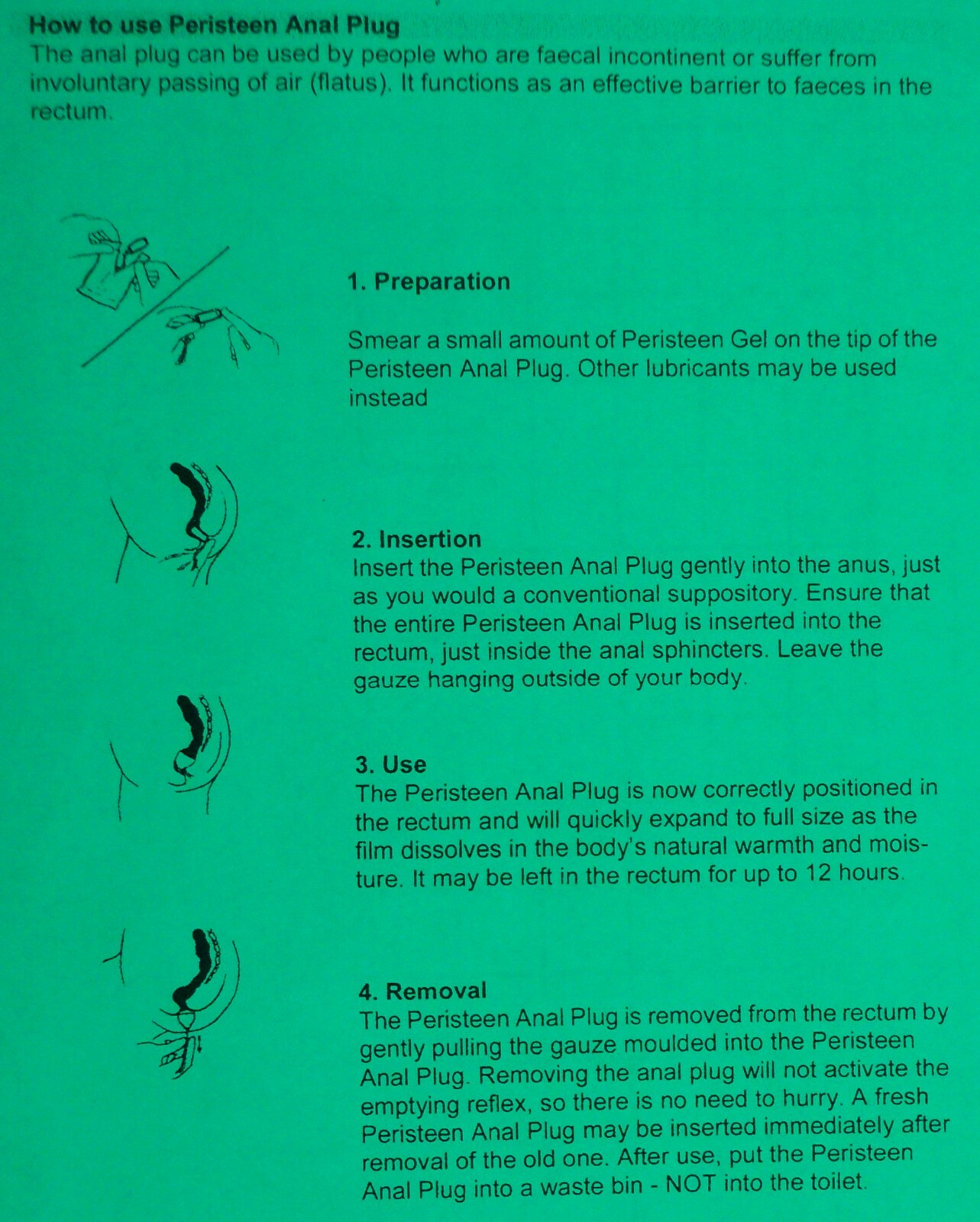 80pcs Small Fecal Bowel Incontinence Rectal Tampon Plug Diaper EBAY LOWEST PRICE