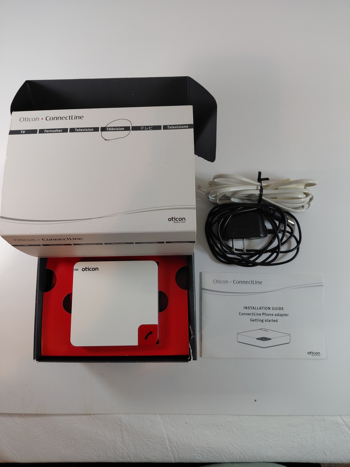 Oticon ConnectLine TELE-109 Phone Adapter for Hearing Aids Wireless System