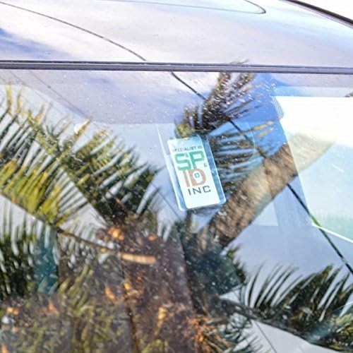 Clear Parking Permit Holder for Small Stickers – 5 Pack