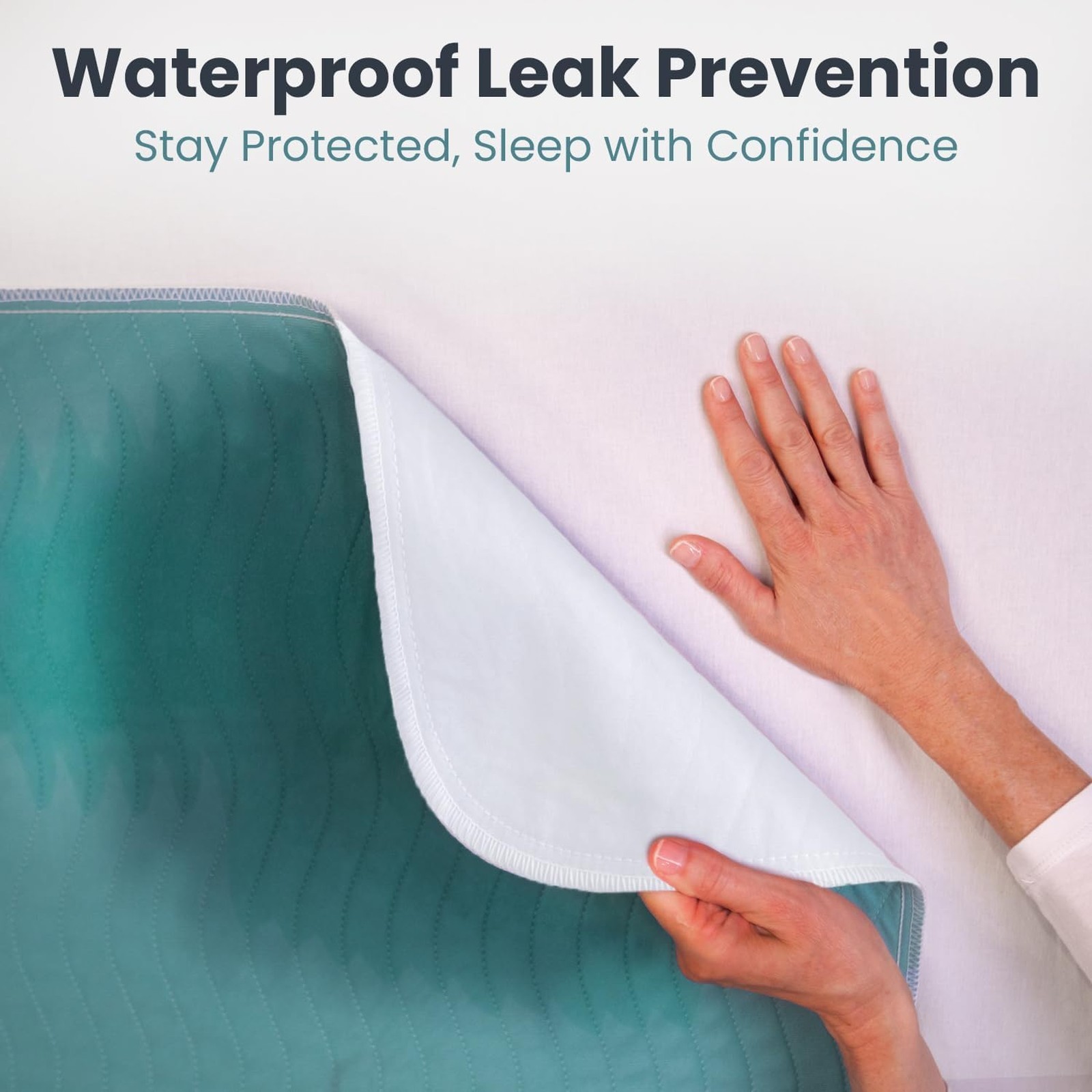 Reusable Bed Pads Waterproof 34×36 Inches Pack of 2 Incontinence Bed Pads for