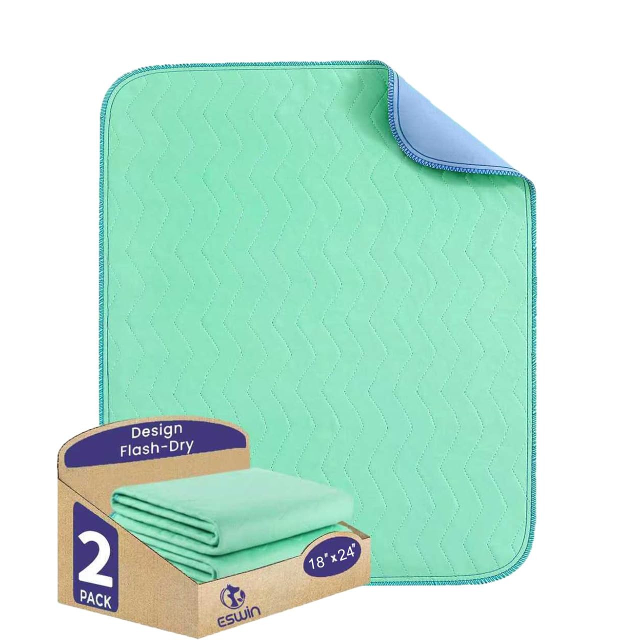 Washable Underpads,Super Absorbency Reusable Bedwetting Incontinence Pads for…